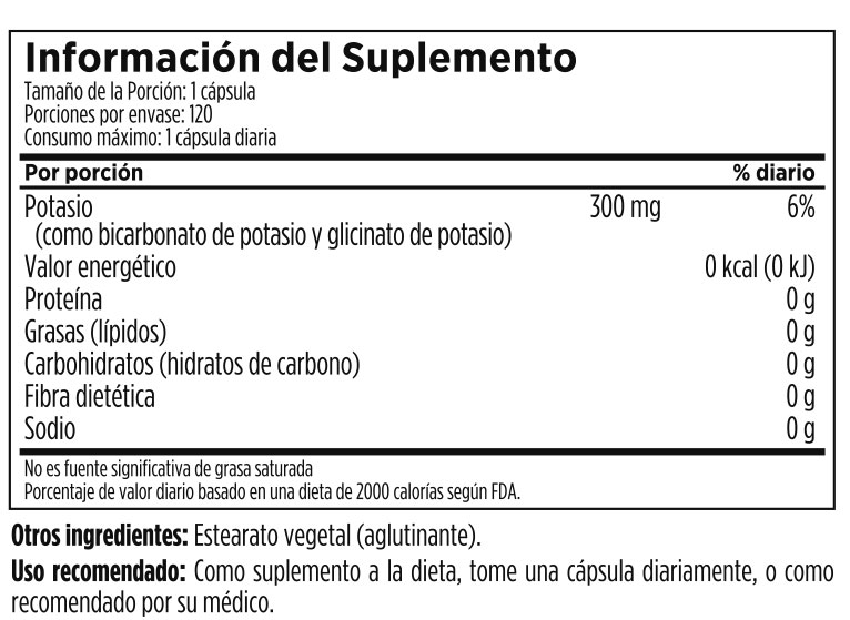 K+2 Potassium - Imagen 2