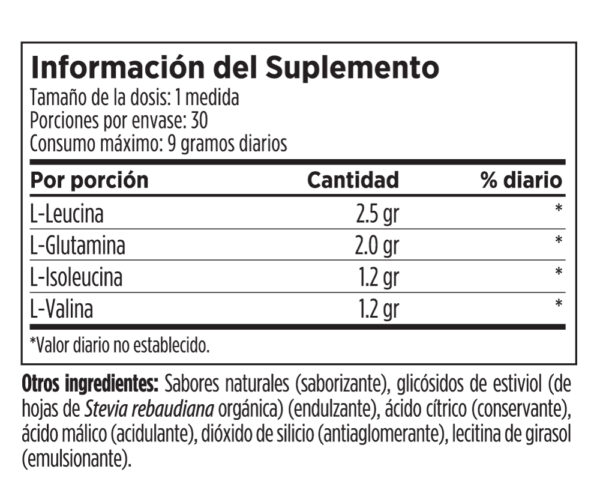 BCAA con Glutamina - Imagen 2
