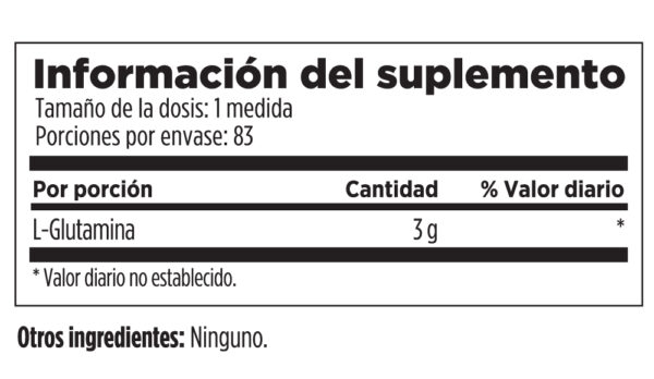 L-Glutamina en Polvo - Imagen 2