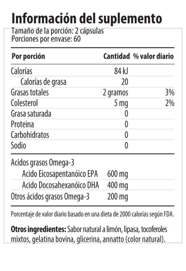 Omega-3 DHA y EPA - Imagen 2