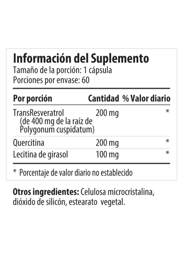 Resveratrol con Quercetina - Imagen 2